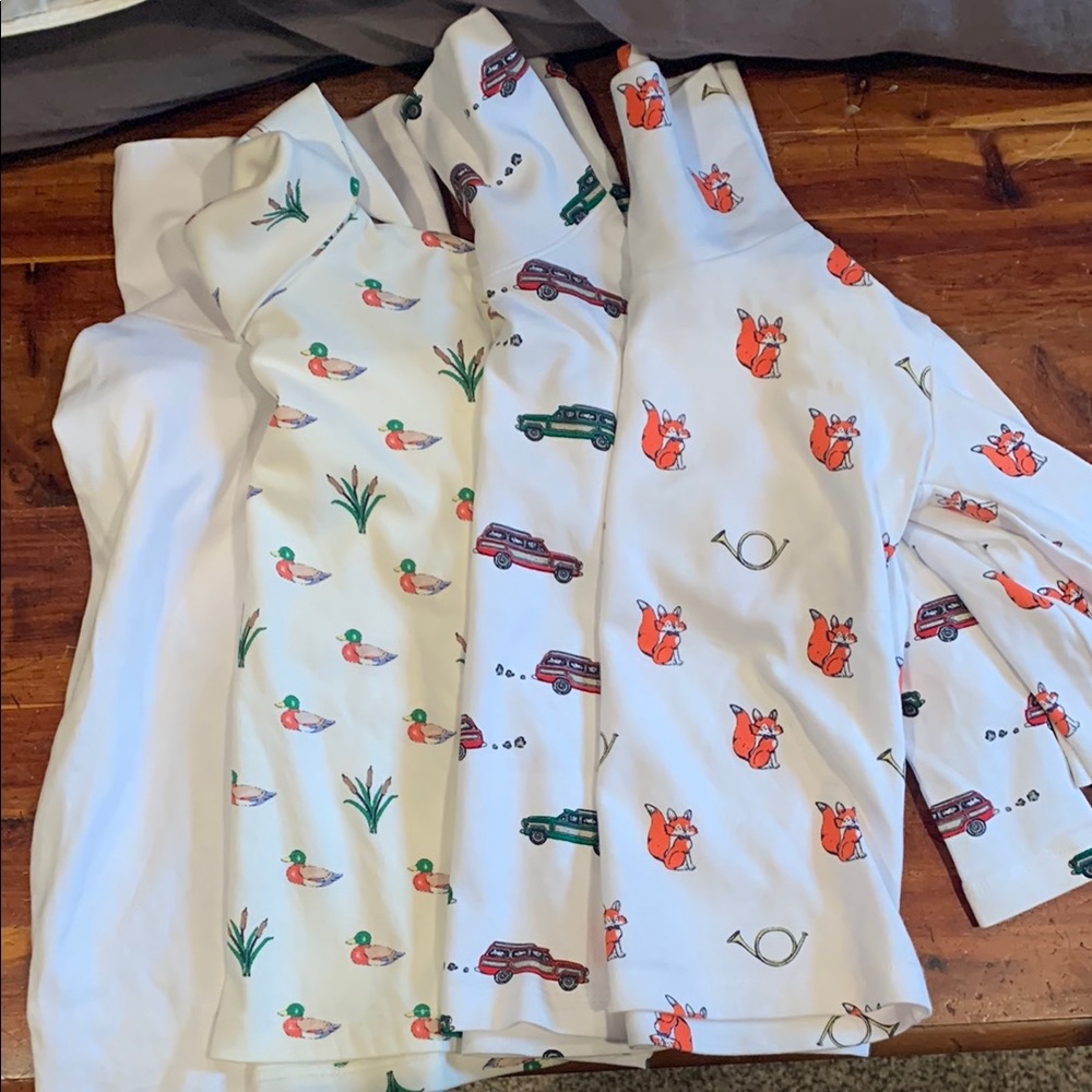 TBBC EUC Bundle of 3T Pima cotton turtlenecks